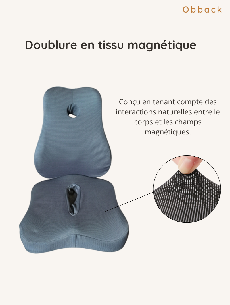Coussin Ergonomique Mémoire de Forme – Soulage le Dos et le Coccyx