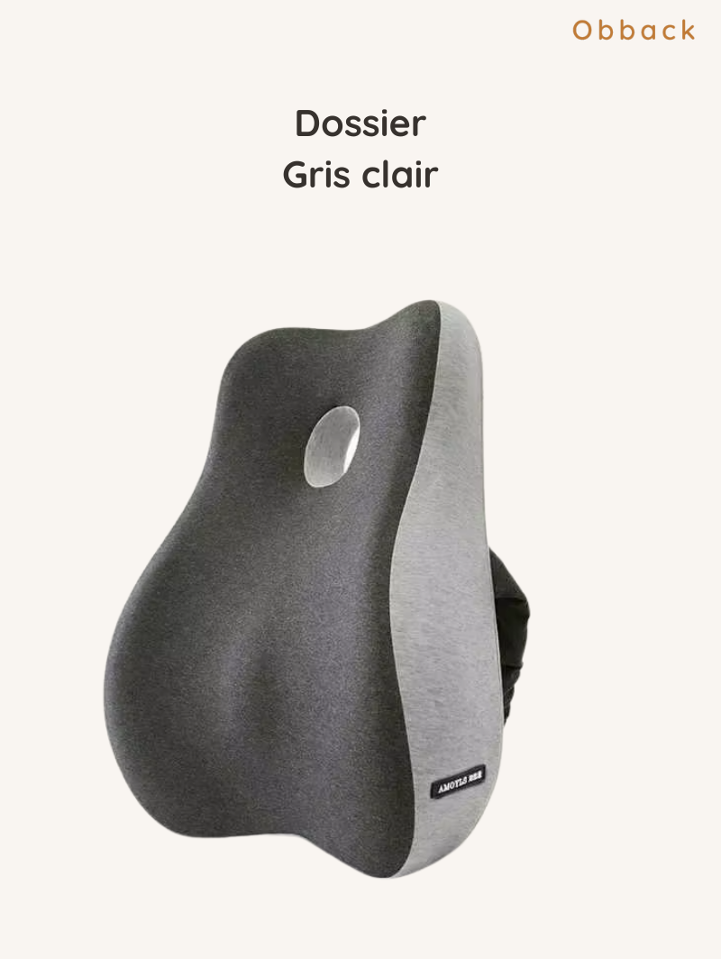 Coussin Ergonomique Mémoire de Forme – Soulage le Dos et le Coccyx