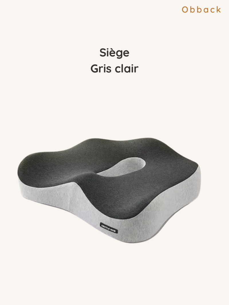 Coussin Ergonomique Mémoire de Forme – Soulage le Dos et le Coccyx