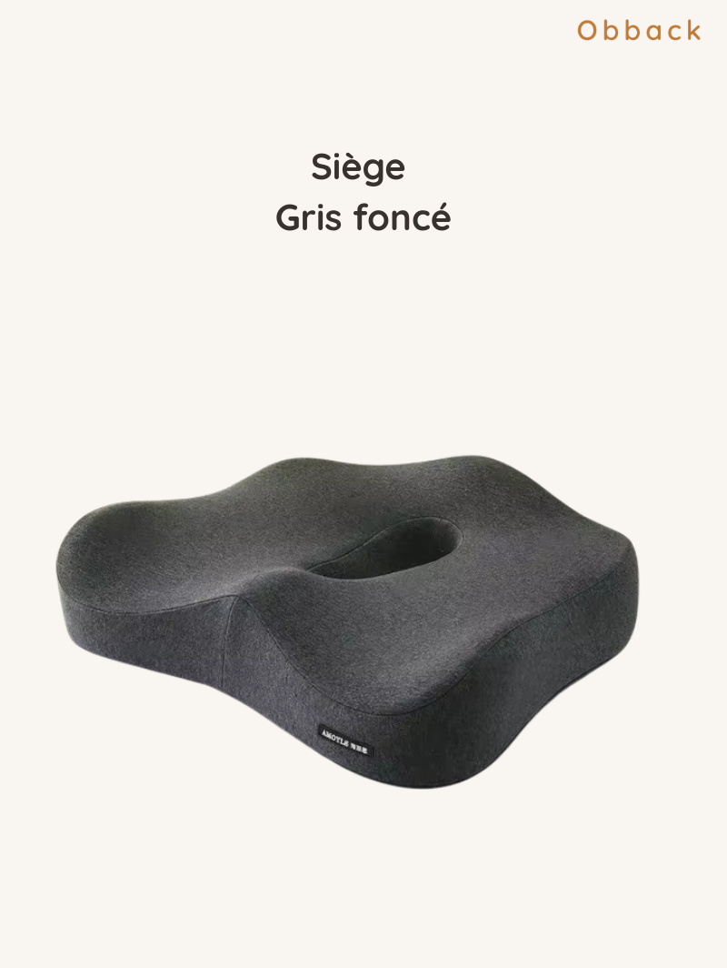 Coussin Ergonomique Mémoire de Forme – Soulage le Dos et le Coccyx