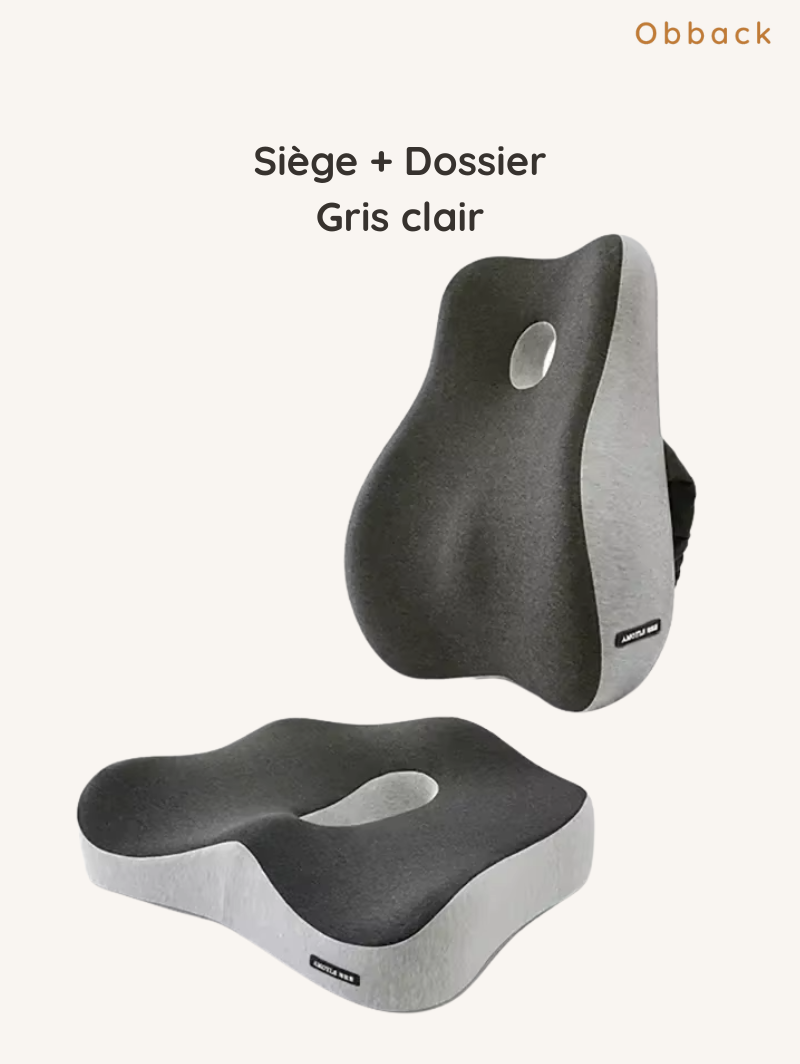 Coussin Ergonomique Mémoire de Forme – Soulage le Dos et le Coccyx