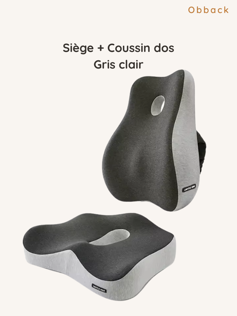 Coussin Ergonomique Mémoire de Forme – Soulage le Dos et le Coccyx