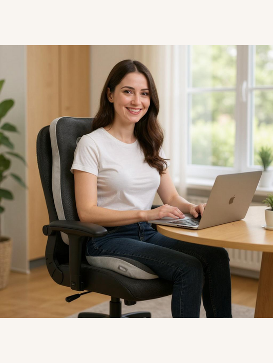 Coussin Ergonomique Mémoire de Forme – Soulage le Dos et le Coccyx
